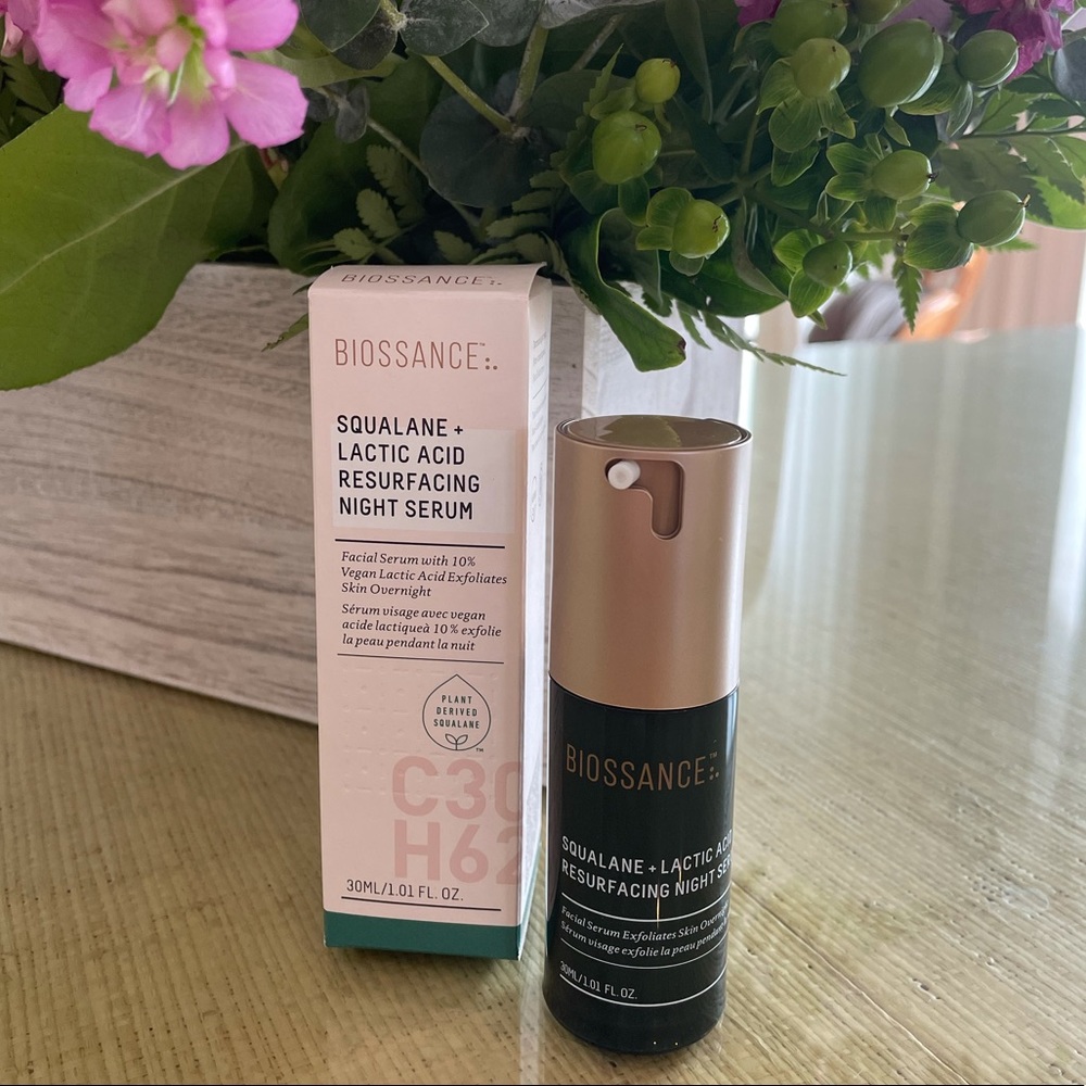 Biossance Squalane + Lactic Acid Resurfacing Night Serum